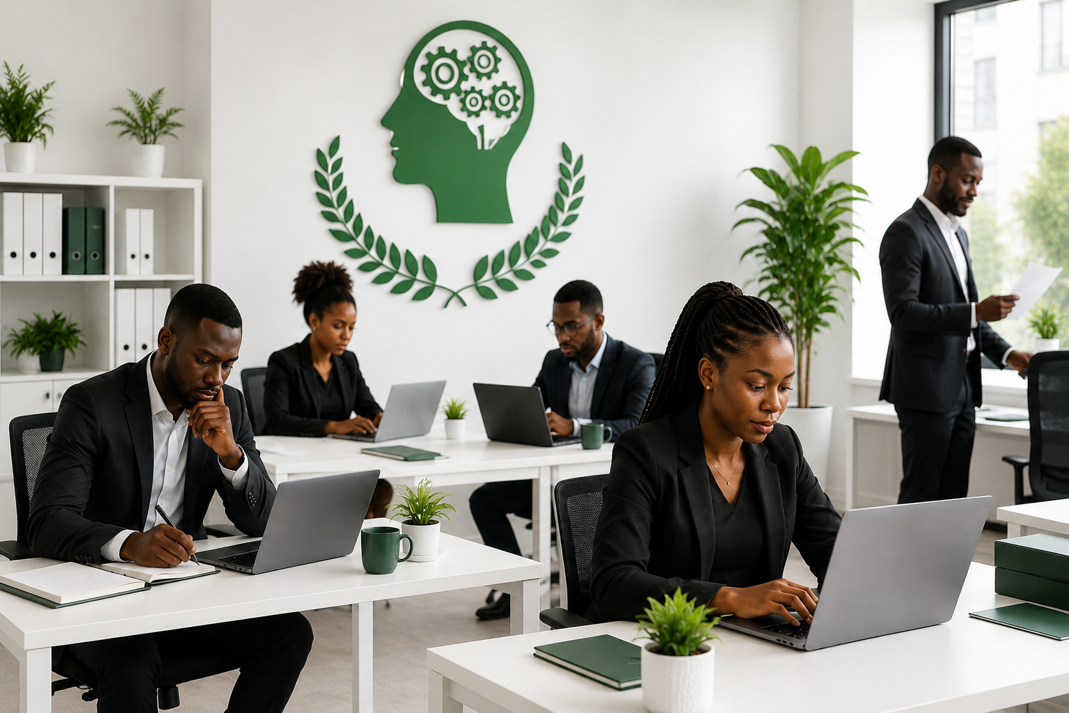 Équipe Yass Consulting au bureau